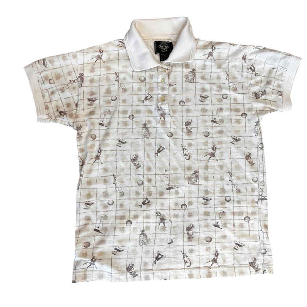 Abstract Dockers Golf vintage Polo Shirt-S